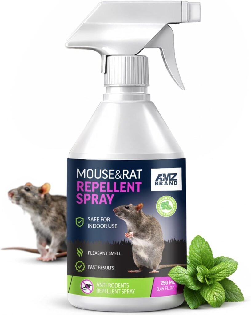 AMZ Premium Mouse Repellent Spray – 250ml | Peppermint Oil, Natural & Pet-Friendly