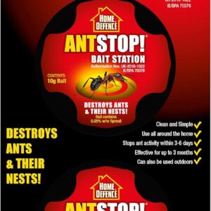 Home Defence Ant Stop! Bait Station – Ant Killer & Colony Control