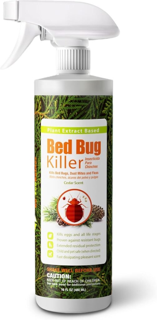 EcoVenger Bed Bug Killer Spray – 480ml | Plant-Based, Non-Toxic, Kills Bed Bugs, Eggs & Dust Mites