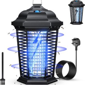 PKBD 20W Electric Fly Zapper โ 4000V Bug Killer | Auto Light Sensor, Rainproof, Indoor & Outdoor