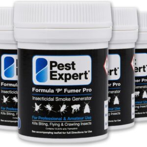 Pest Expert Flea & Cluster Fly Smoke Bombs – 6 x 7g, Covers 240m³, Professional-Strength Home Flea Treatment Foggers