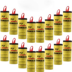 RAM® 20-Pack Pesticide-Free Fly Paper – Sticky Fly Traps for Indoor & Greenhouse Use