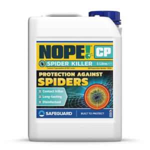 NOPE! Spider Killer & Repellent Spray – 5L | Contact Killer, Residual Action, Indoor & Outdoor Use