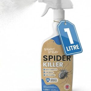 Spider Killer Spray – 1L | 12-Week Protection, Spider Repellent, Indoor & Outdoor Use