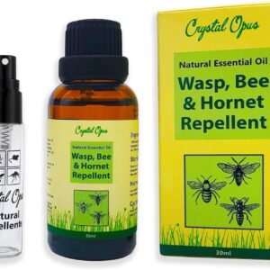 Wasp, Bee & Hornet Repellent Spray – Concentrate Makes 10+ Litres | 100% Natural Essential Oil Blend